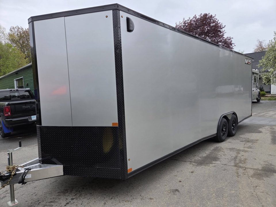 New 2026 Nitro 8.5x24 9990lb gvwr aluminum enclosed car trailer with extra height Car / Racing Trailer