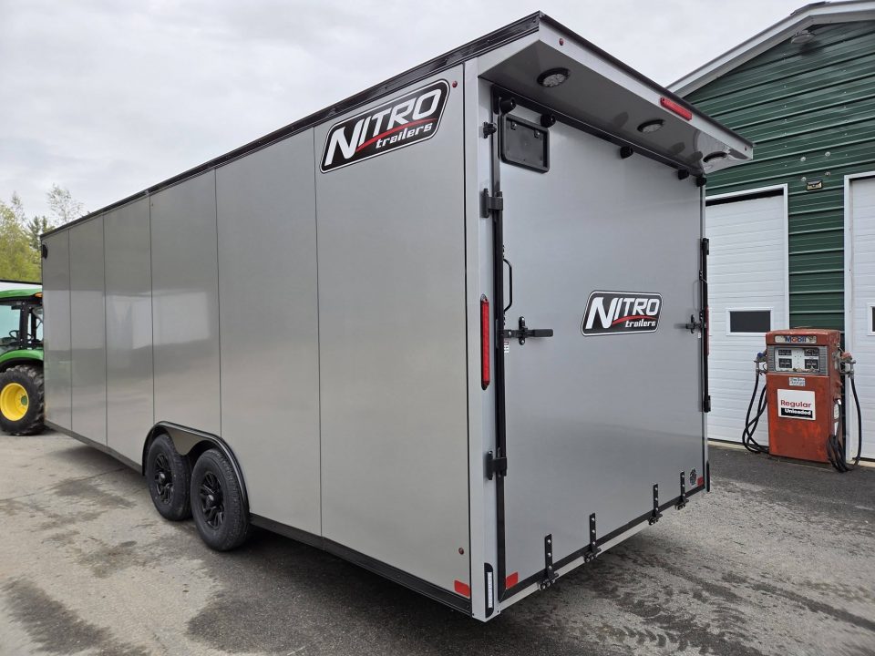New 2026 Nitro 8.5x24 9990lb gvwr aluminum enclosed car trailer with extra height Car / Racing Trailer