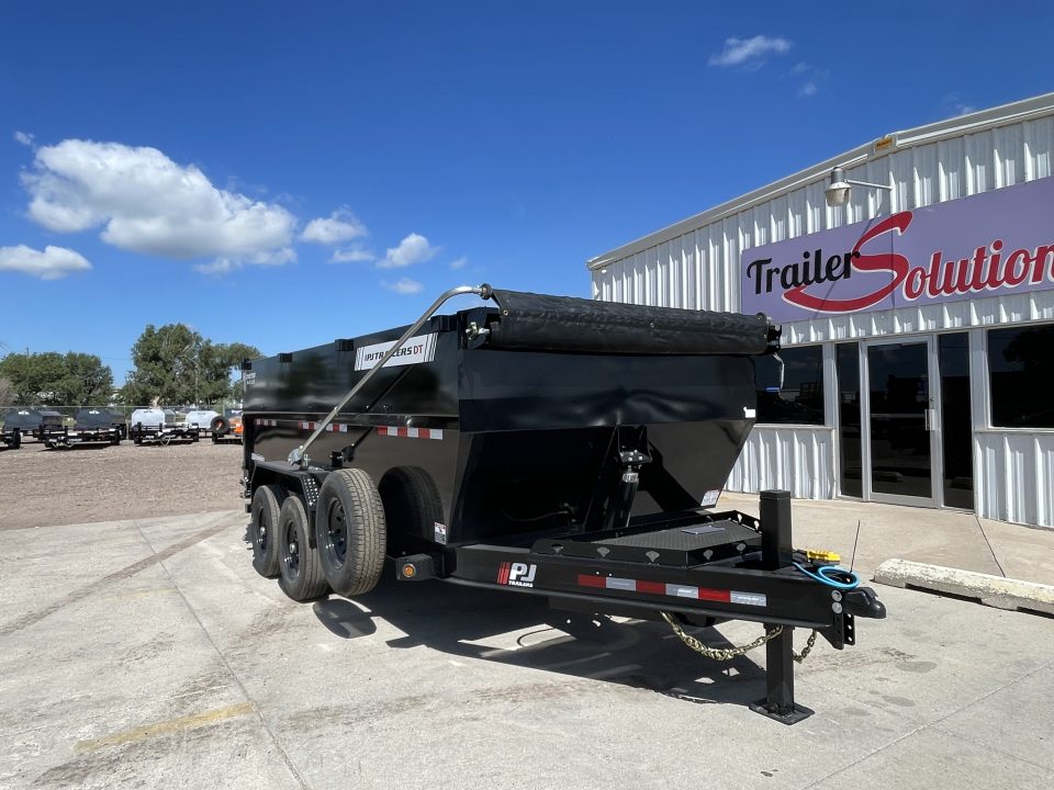 New 2026 PJ Trailers 16' X 83" X 48" Hydraulic Jack Dump Trailer