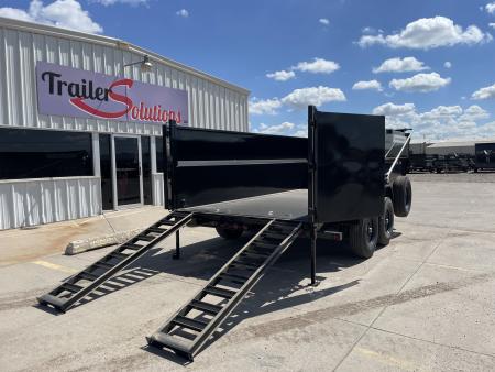 New 2026 PJ Trailers 16' X 83" X 48" Hydraulic Jack Dump Trailer