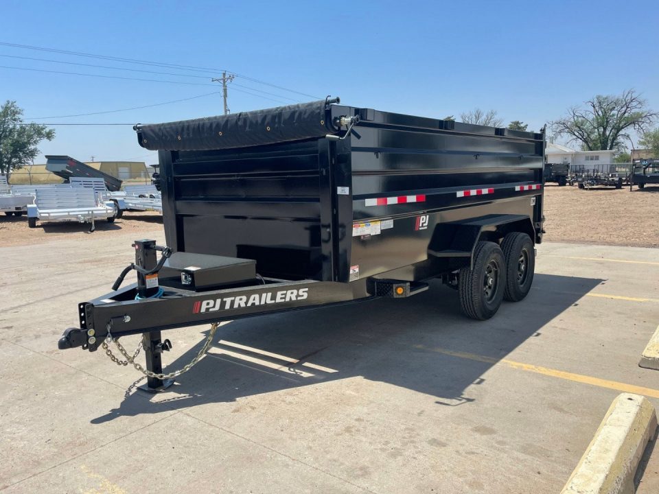 New 2026 PJ Trailers 16' X 83" High Side Dump Trailer