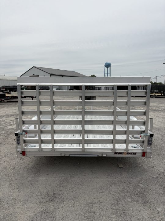 New 2026 Sport Haven AUT714TD-HD (7' X 14') 7K Deluxe Aluminum Utility Trailer