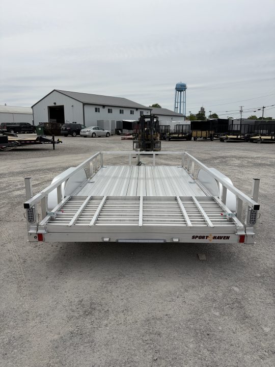 New 2026 Sport Haven AUT714TD-HD (7' X 14') 7K Deluxe Aluminum Utility Trailer