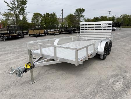 New 2026 Sport Haven AUT714TD-HD (7' X 14') 7K Deluxe Aluminum Utility Trailer