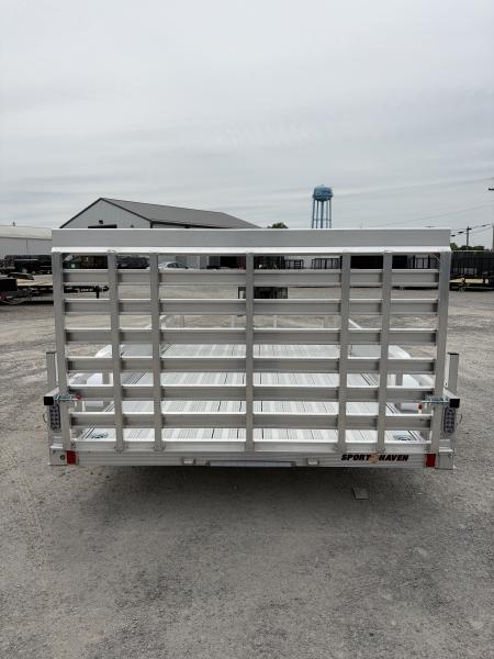 New 2026 Sport Haven AUT714TD-HD (7' X 14') 7K Deluxe Aluminum Utility Trailer