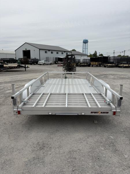 New 2026 Sport Haven AUT714TD-HD (7' X 14') 7K Deluxe Aluminum Utility Trailer