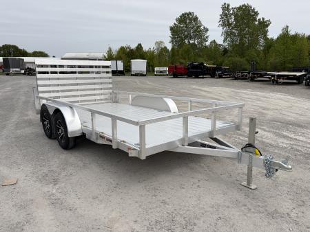 New 2026 Sport Haven AUT714TD-HD (7' X 14') 7K Deluxe Aluminum Utility Trailer