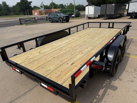 New #144321 2026 MP CUSTOM 16 X 83 TANDEM AXLE PIPE TOP 10K UTILITY TRAILER W/ SLIDE IN RAMPS
