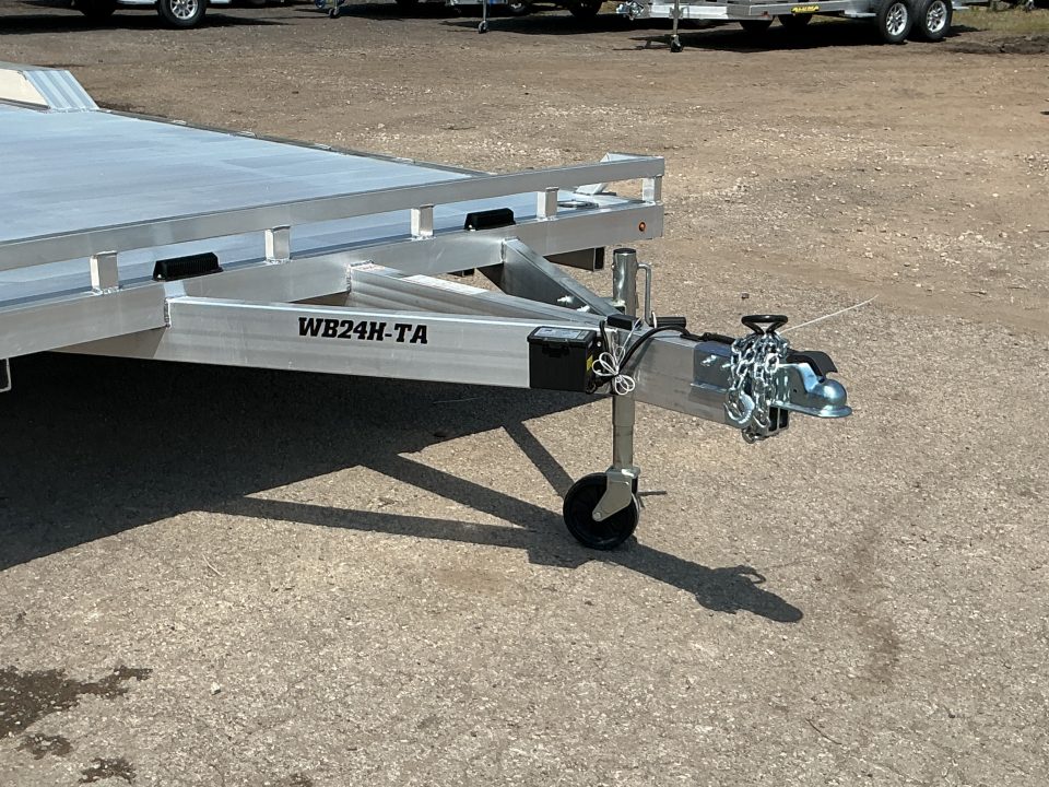 New 2027 Aluma WB24H-TA 96" x 24' Drive Over Fender Series Car / Racing Trailer