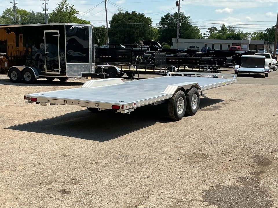 New 2027 Aluma WB24H-TA 96" x 24' Drive Over Fender Series Car / Racing Trailer