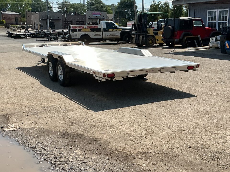 New 2027 Aluma WB24H-TA 96" x 24' Drive Over Fender Series Car / Racing Trailer
