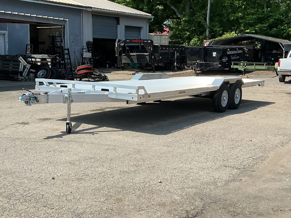 New 2027 Aluma WB24H-TA 96" x 24' Drive Over Fender Series Car / Racing Trailer