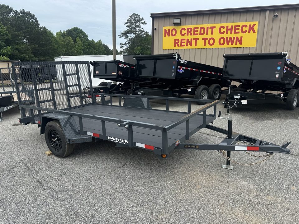 New 2026 PROSPECTOR 6.5X12 SINGLE AXLE UTILITY TRAILER WITH COBRA LINED FLOOR