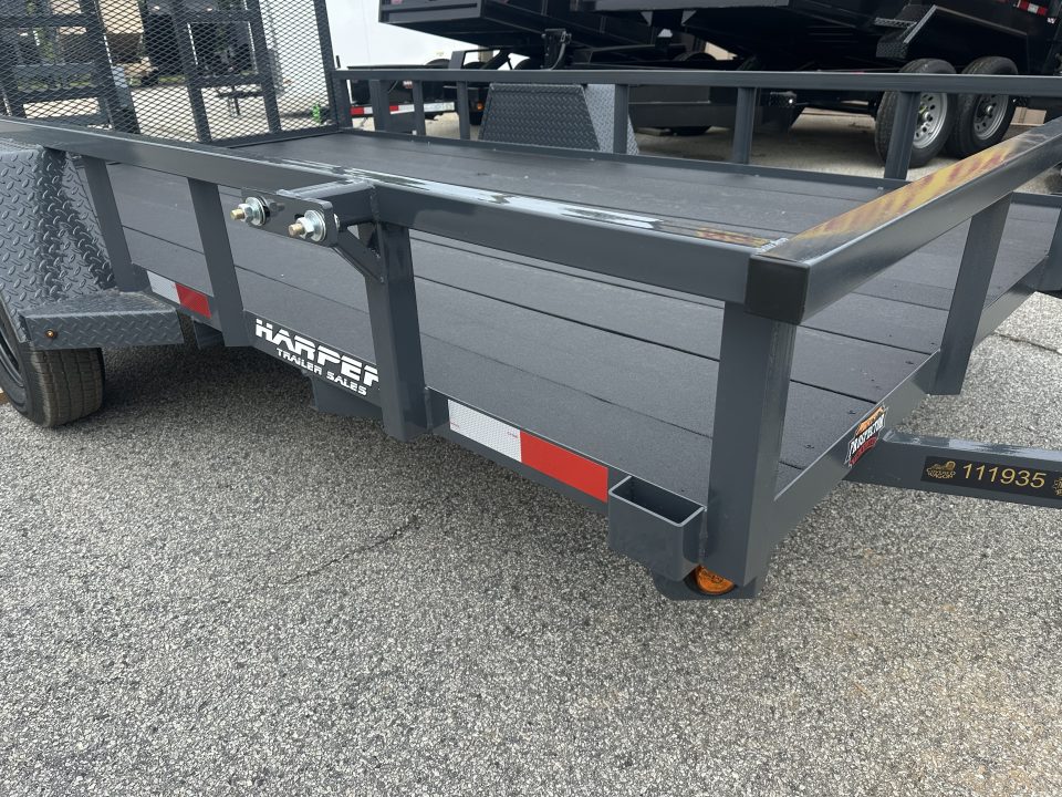 New 2026 PROSPECTOR 6.5X12 SINGLE AXLE UTILITY TRAILER WITH COBRA LINED FLOOR