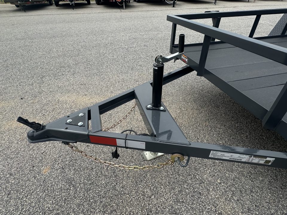 New 2026 PROSPECTOR 6.5X12 SINGLE AXLE UTILITY TRAILER WITH COBRA LINED FLOOR