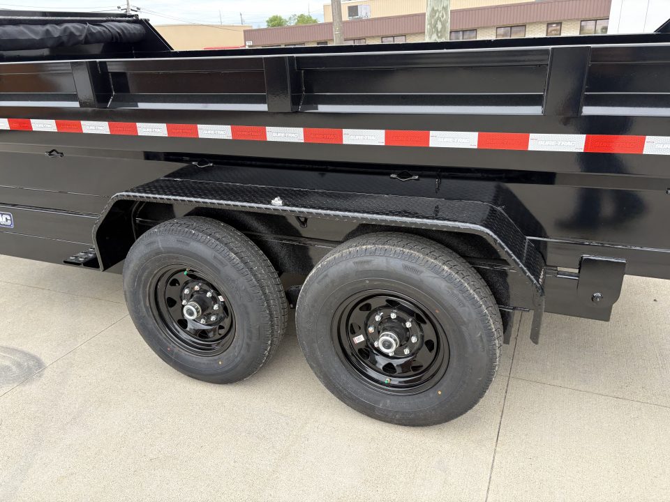 New 2026 Sure-Trac 82 IN x 14 HD Low Profile Dump Trailer 14K Telescopic W/HYDRAULIC JACK Dump Trailer