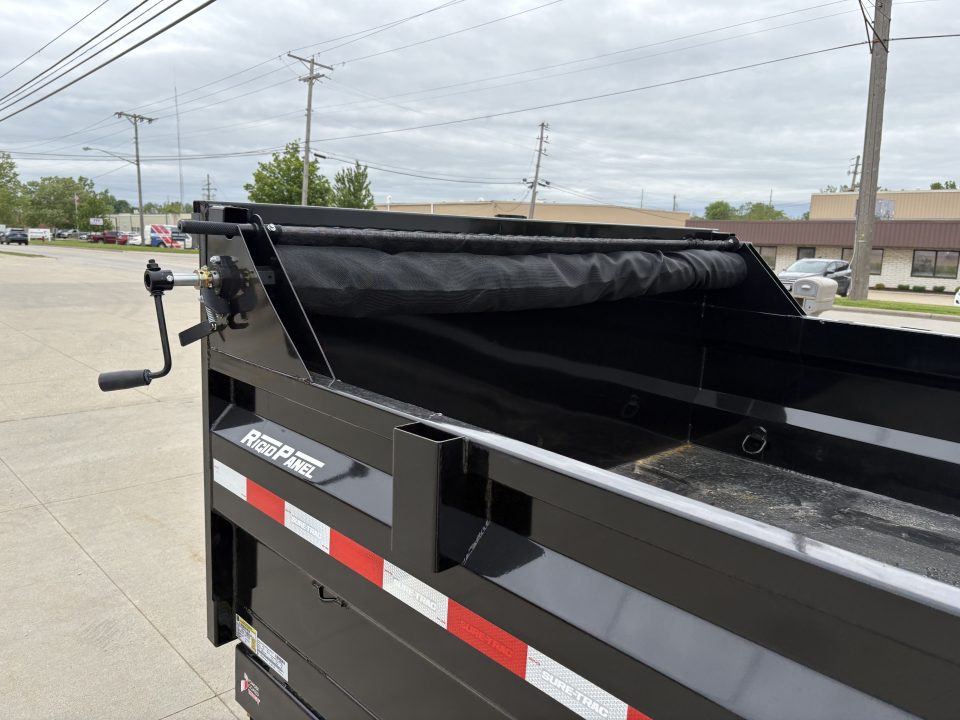 New 2026 Sure-Trac 82 IN x 14 HD Low Profile Dump Trailer 14K Telescopic W/HYDRAULIC JACK Dump Trailer