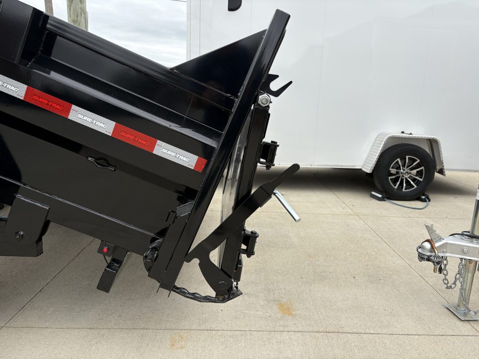 New 2026 Sure-Trac 82 IN x 14 HD Low Profile Dump Trailer 14K Telescopic W/HYDRAULIC JACK Dump Trailer