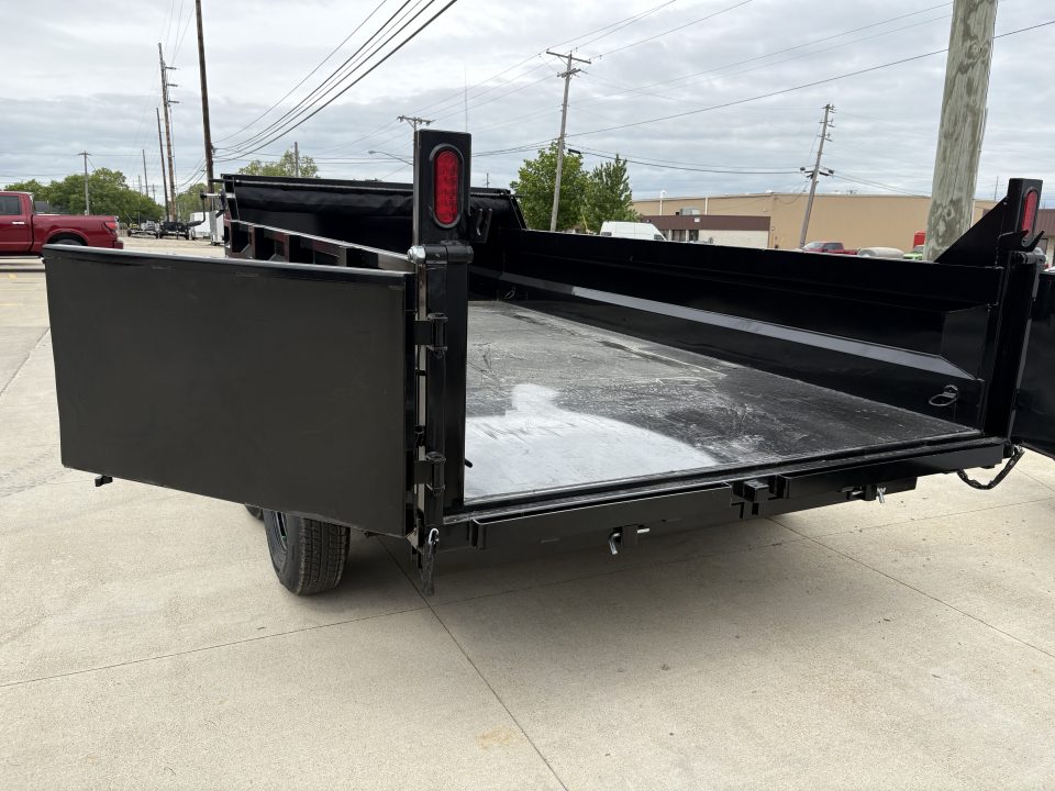 New 2026 Sure-Trac 82 IN x 14 HD Low Profile Dump Trailer 14K Telescopic W/HYDRAULIC JACK Dump Trailer