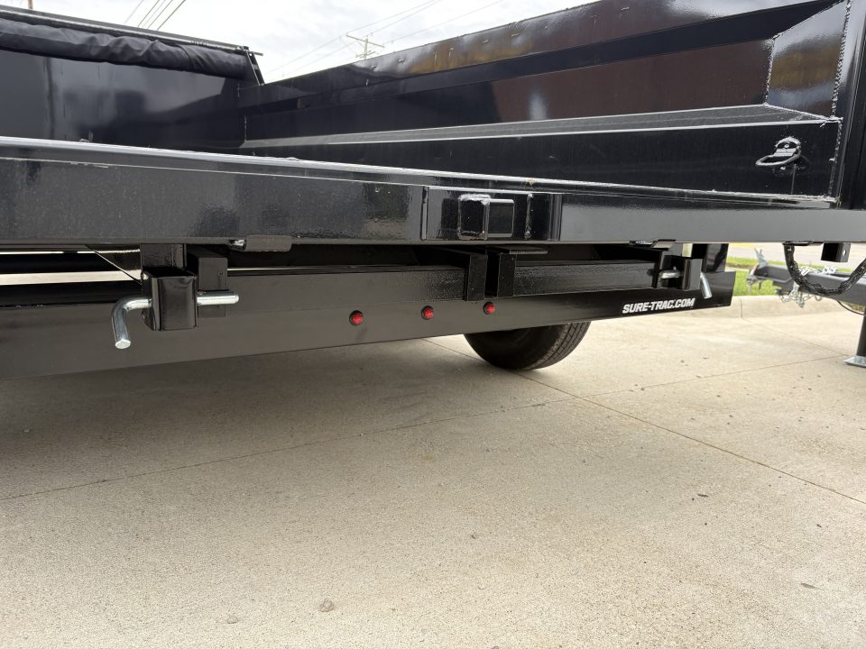 New 2026 Sure-Trac 82 IN x 14 HD Low Profile Dump Trailer 14K Telescopic W/HYDRAULIC JACK Dump Trailer