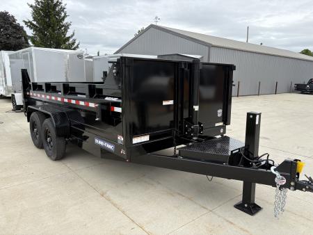New 2026 Sure-Trac 82 IN x 14 HD Low Profile Dump Trailer 14K Telescopic W/HYDRAULIC JACK Dump Trailer