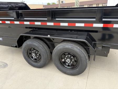 New 2026 Sure-Trac 82 IN x 14 HD Low Profile Dump Trailer 14K Telescopic W/HYDRAULIC JACK Dump Trailer