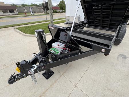 New 2026 Sure-Trac 82 IN x 14 HD Low Profile Dump Trailer 14K Telescopic W/HYDRAULIC JACK Dump Trailer