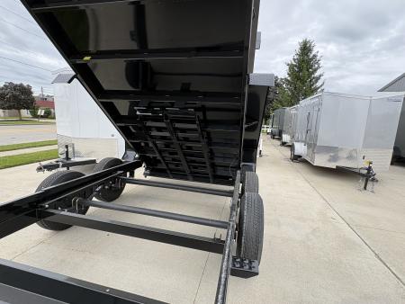 New 2026 Sure-Trac 82 IN x 14 HD Low Profile Dump Trailer 14K Telescopic W/HYDRAULIC JACK Dump Trailer