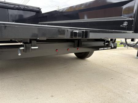 New 2026 Sure-Trac 82 IN x 14 HD Low Profile Dump Trailer 14K Telescopic W/HYDRAULIC JACK Dump Trailer