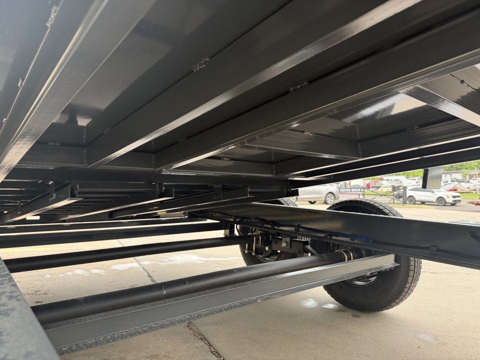 New #155445 2026 LAMAR DT 14 X 83 TANDEM AXLE BUMPER PULL 14K TELESCOPIC DUMP TRAILER W/ 2' SIDES