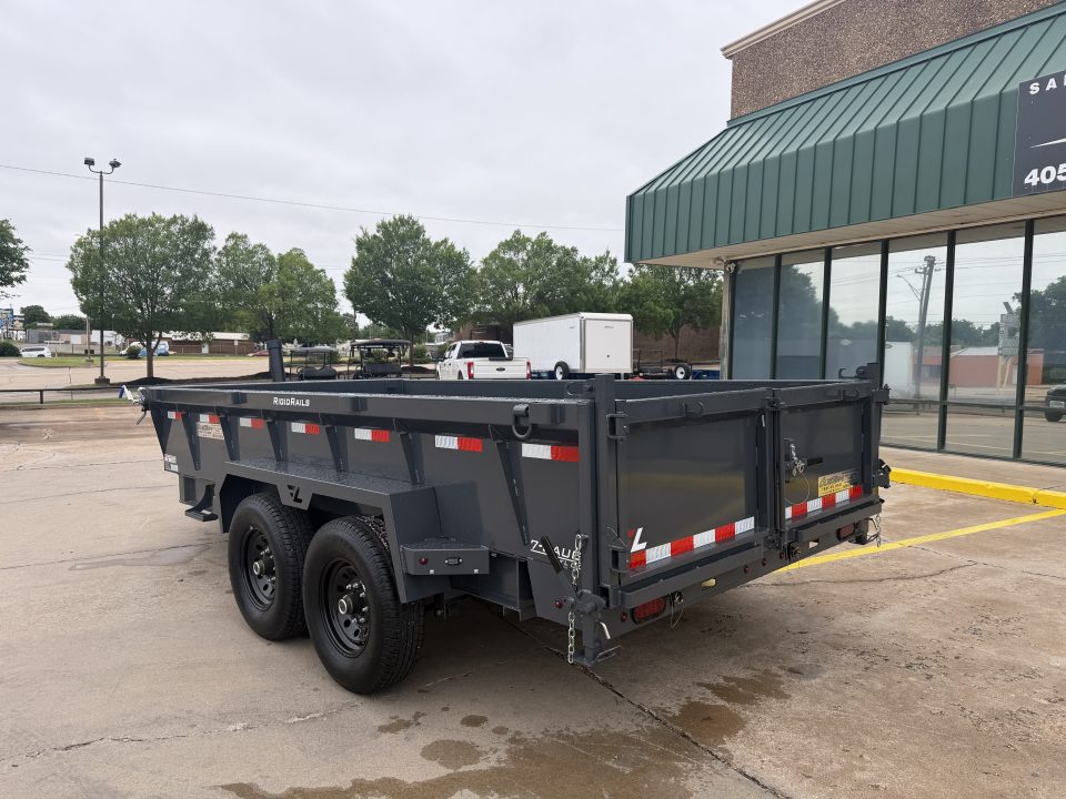 New #155445 2026 LAMAR DT 14 X 83 TANDEM AXLE BUMPER PULL 14K TELESCOPIC DUMP TRAILER W/ 2' SIDES