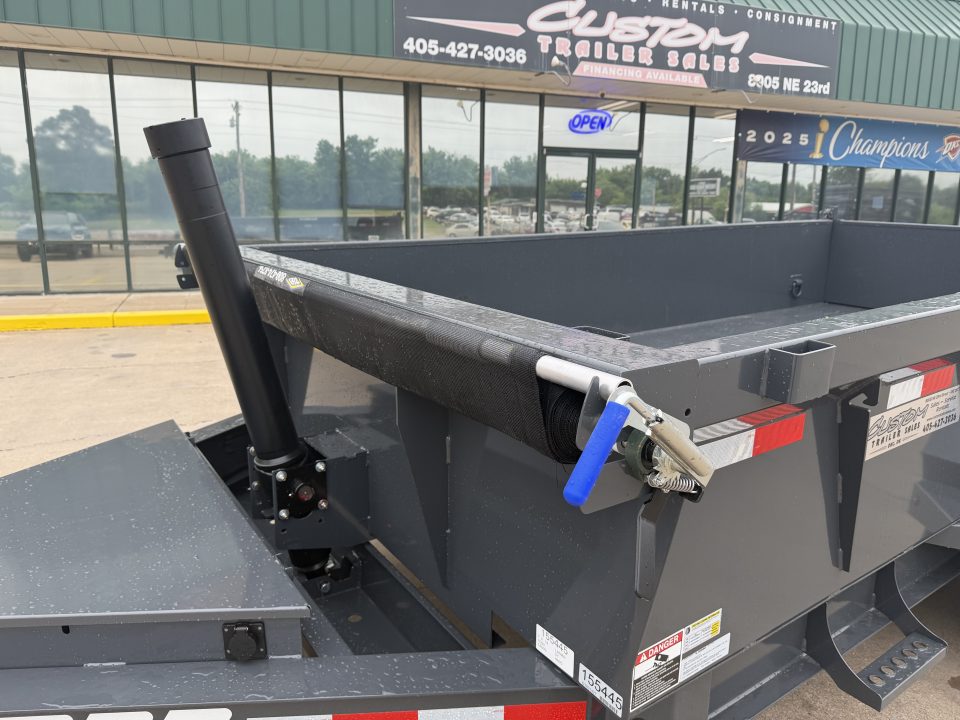 New #155445 2026 LAMAR DT 14 X 83 TANDEM AXLE BUMPER PULL 14K TELESCOPIC DUMP TRAILER W/ 2' SIDES