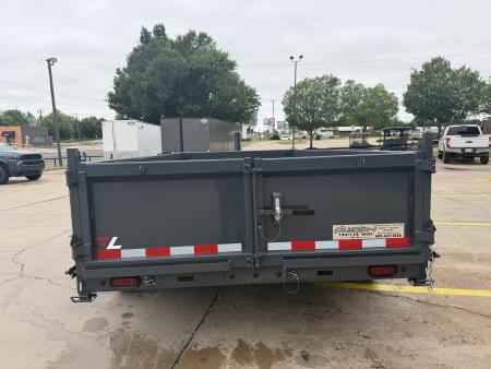 New #155445 2026 LAMAR DT 14 X 83 TANDEM AXLE BUMPER PULL 14K TELESCOPIC DUMP TRAILER W/ 2' SIDES