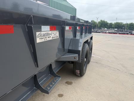 New #155445 2026 LAMAR DT 14 X 83 TANDEM AXLE BUMPER PULL 14K TELESCOPIC DUMP TRAILER W/ 2' SIDES
