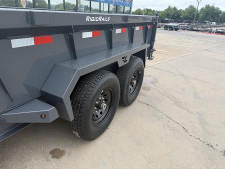 New #155445 2026 LAMAR DT 14 X 83 TANDEM AXLE BUMPER PULL 14K TELESCOPIC DUMP TRAILER W/ 2' SIDES