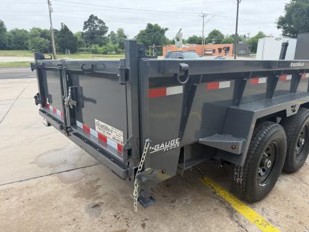 New #155445 2026 LAMAR DT 14 X 83 TANDEM AXLE BUMPER PULL 14K TELESCOPIC DUMP TRAILER W/ 2' SIDES