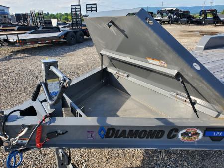 Used 2025 Diamond C Trailers LPX207 Equipment Trailer / 82"X20' / 14900 GVWR