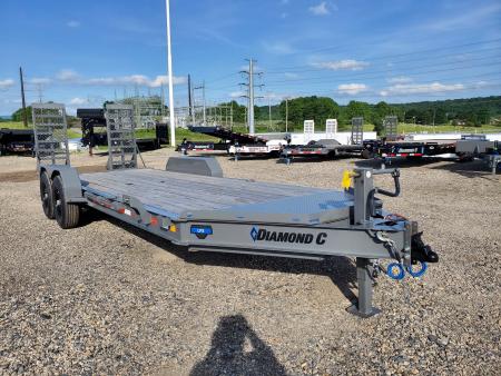 Used 2025 Diamond C Trailers LPX207 Equipment Trailer / 82"X20' / 14900 GVWR