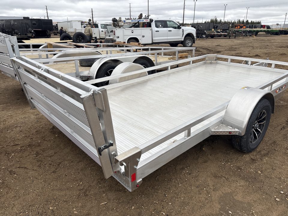 New 2026 H&H Trailers H7814LSA Utility Trailer ALUMINUM