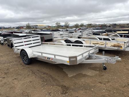 New 2026 H&H Trailers H7814LSA Utility Trailer ALUMINUM