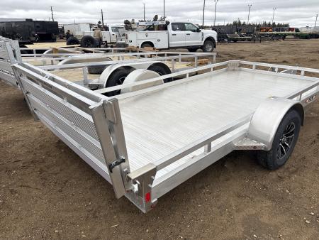 New 2026 H&H Trailers H7814LSA Utility Trailer ALUMINUM