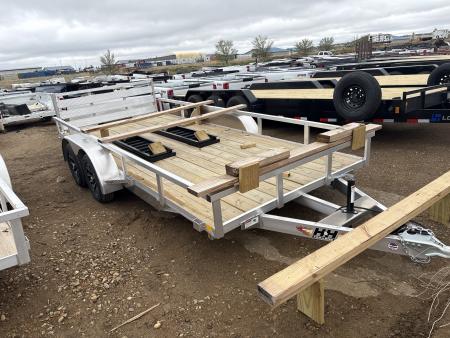 New 2026 H&H Trailers RSA82x16 Utility Trailer ALUMINUM