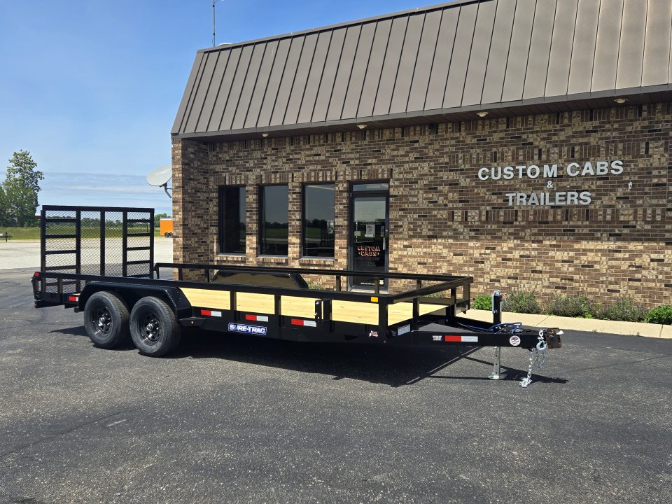 New 2026 Sure-Trac 7 x 18 Tube Top 10K Utility Trailer
