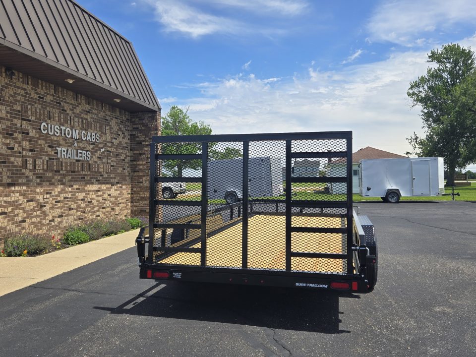 New 2026 Sure-Trac 7 x 18 Tube Top 10K Utility Trailer