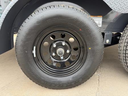 New #155564 2026 LAMAR UC 14 X 77 TANDEM AXLE SQUARE TUBE TOP 7K UTILITY W/ REAR RAMP GATE