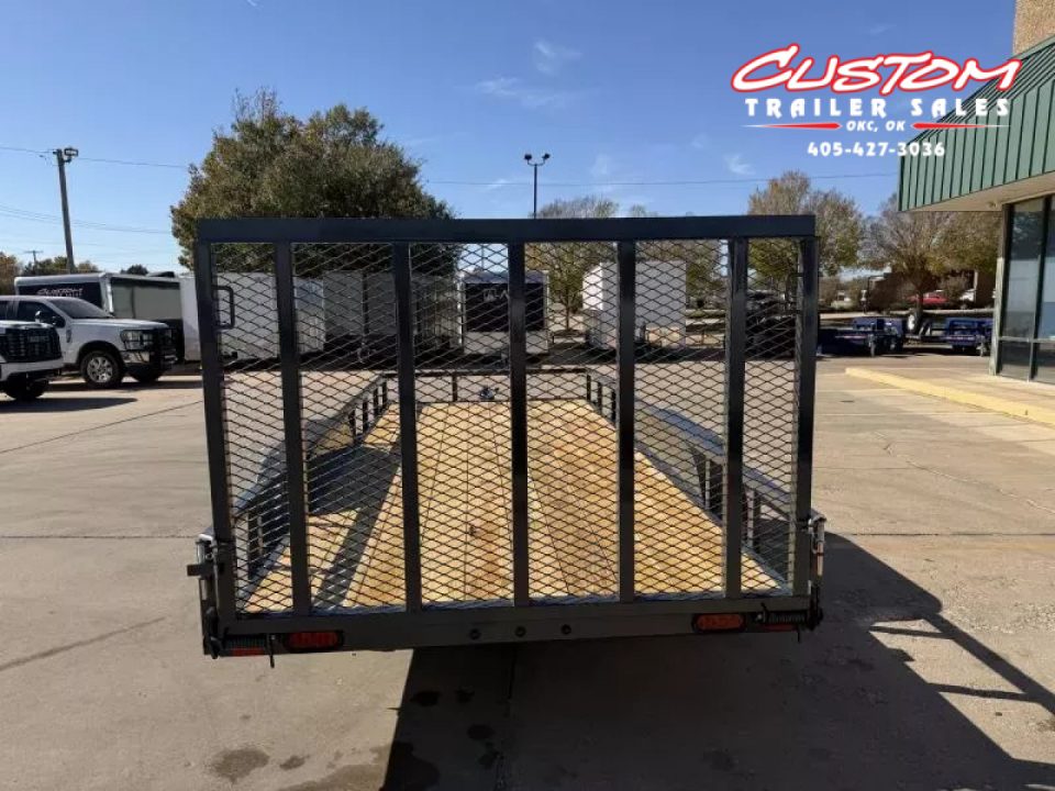 New #155565 2026 LAMAR UC 16 X 77 TANDEM AXLE 7K SQUARE TUBE TOP UTILITY W/ RAMP GATE
