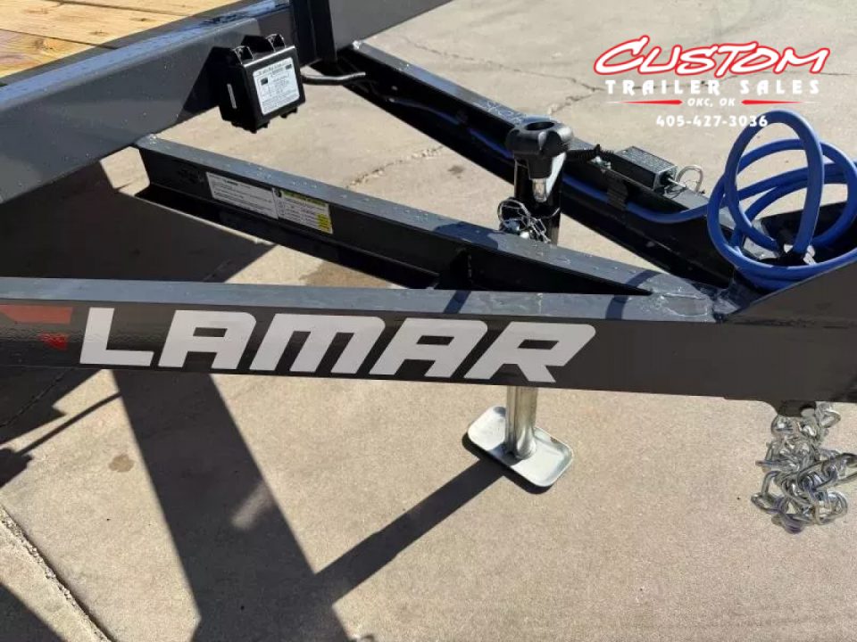 New #155565 2026 LAMAR UC 16 X 77 TANDEM AXLE 7K SQUARE TUBE TOP UTILITY W/ RAMP GATE