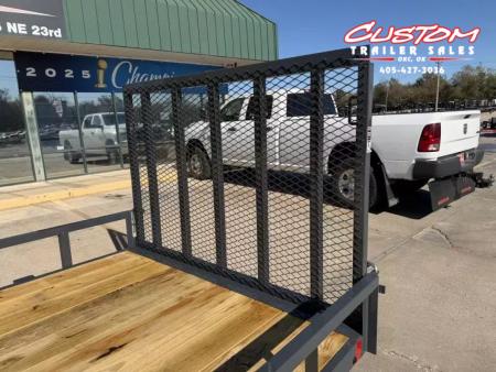 New #155565 2026 LAMAR UC 16 X 77 TANDEM AXLE 7K SQUARE TUBE TOP UTILITY W/ RAMP GATE