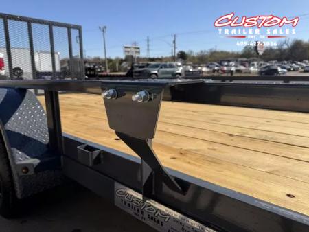 New #155565 2026 LAMAR UC 16 X 77 TANDEM AXLE 7K SQUARE TUBE TOP UTILITY W/ RAMP GATE