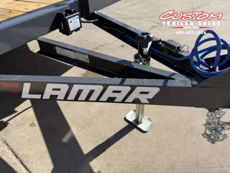 New #155565 2026 LAMAR UC 16 X 77 TANDEM AXLE 7K SQUARE TUBE TOP UTILITY W/ RAMP GATE